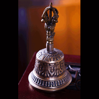 Tibetan Bell.  <br> Photo credit -Simi Jois Photography
